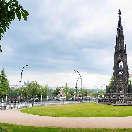 Colourful Modern Flat / Balcony / Charles Bridge *